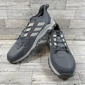 Adidas Kanadia Gray White Trail Running Shoes F36057 Men Size 11.5 - Picture 1 of 10