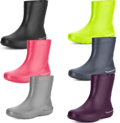 Ladeheid Damen federleichte Eva halbhoch Gummistiefel LA-CA-07 (36-42)