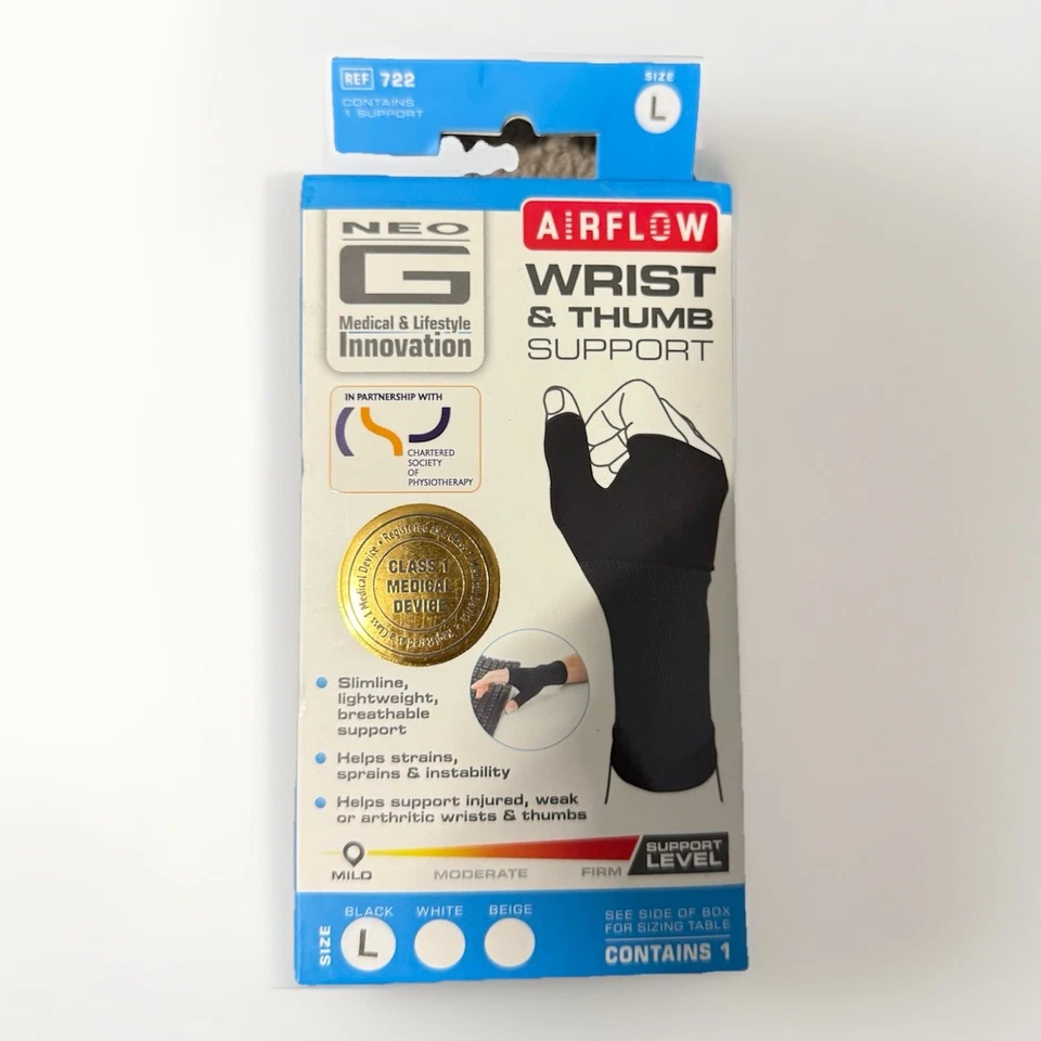 Soporte grande para muñeca y pulgar Neo G Airflow  Foto 1 de 1