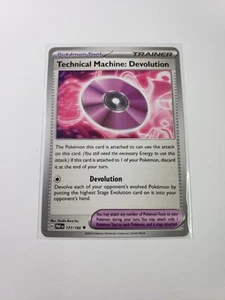 Pokemon Technical Machine: Devolution 177/182 Sv04: Paradox Rift Regular - Picture 1 of 4