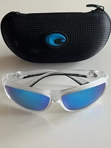 Costa Del Mar Saltbreak Blue Mirror 580P Polarized Sunglasses BK Crystal Frame - Picture 1 of 8