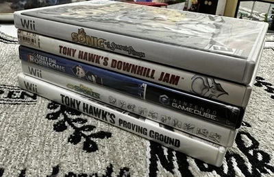 Lote de jogos para Nintendo Wii e GameCube Sonic Tony Hawk Deca Sports Meet the Robinsons - Imagem 1 de 4