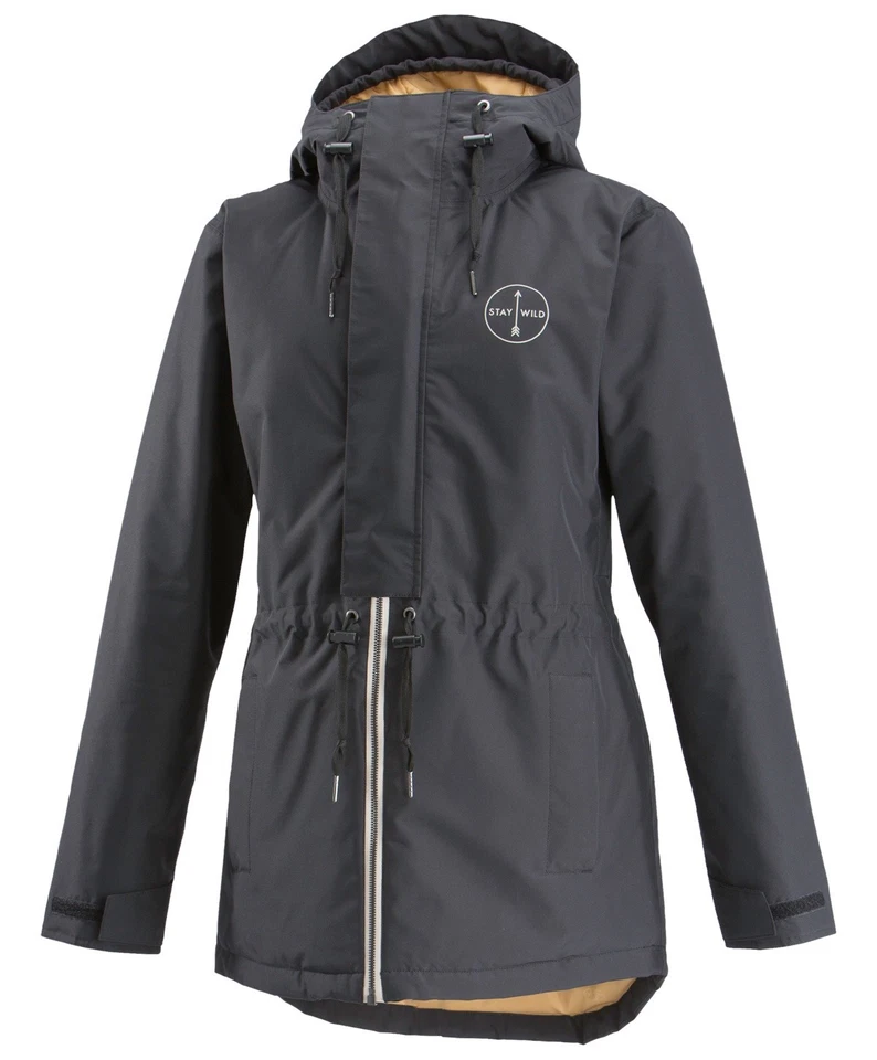 Parka Airblaster Stay Wild negra para mujer Foto 1 de 1