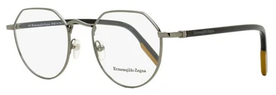 Gafas geométricas Zegna Vicuña EZ5238 012 rutenio/negro 50 mm Foto 1 de 3