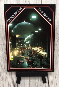 Stockholm Globe Arena Avicii Globen Sweden Night Postcard - Picture 1 of 4