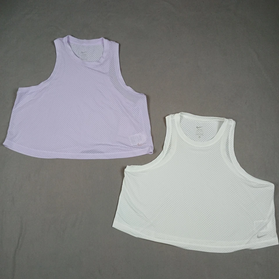 Nike Women's One Classic Breathable Dri-FIT Tank Top Size M Purple |FN4112-512|