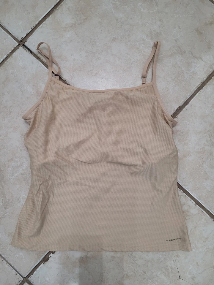 Camiseta sin mangas grande de nailon Exofficio para mujer Cami Top para senderismo al aire libre atlética Foto 1 de 4