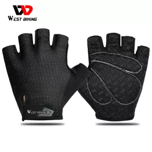 WEST BIKING Breathable Cycling Half Finger Gloves Bicycle Bike Sports Gloves - Picture 1 of 27