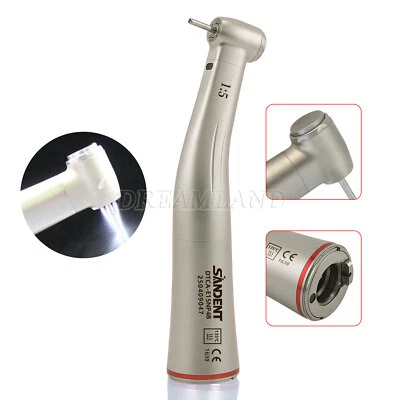 MARKENLOS Dental 1:5 Fiber Optic Winkelstück Handpiece Fit NSK Electric Motor SANDENT