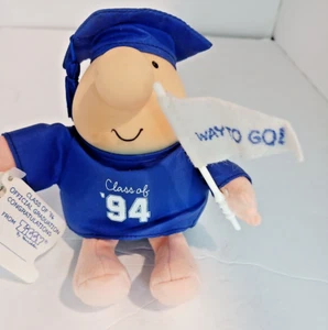 Ziggy Mütze & Kleid 1994 Abschluss Plüsch Puppe - Bild 1 von 8