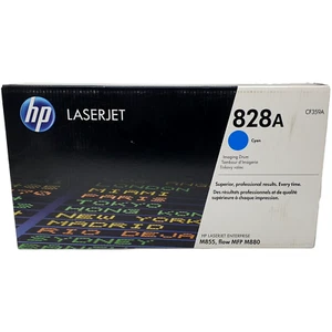 HP 828A Cyan Imaging Drum Unit Cartridge CF359A Laserjet Enterprise M855 Blue - Photo 1/14
