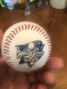 2000 New York Yankees Mets World Series Fotoball Plus Derek Jeter Steiner Ball - Picture 1 of 12