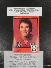1982 SCANLENS CARD NO.82 TONY ELSHAUG MELBOURNE GOOD