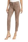 Jeans femme imprimé puma sauvage Style & Co taille 14 jambe maigre incurvée