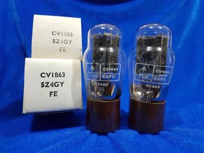 2 piezas... KB/FE STC BRIMAR 5Z4G 5Z4GY CV1863 NOS Foto 1 de 3