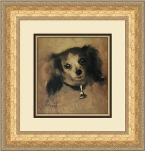 Pierre-Auguste Renoir Head of a Dog Custom Framed Print - Picture 1 of 2