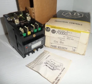 ⭐NEW IN BOX⭐ALLEN BRADLEY 700DC-R310Z24 Type-R 4-Pole CONTROLL RELAY 24-Vdc COIL - Picture 1 of 14