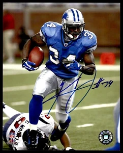 KEVIN JONES SIGNED 8X10 PHOTO INSCRIBED "#34" - DETROIT LIONS - Picture 1 of 1