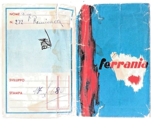 ANNI '60 FERRANIA FERRANIACOLOR BUSTA PORTA FOTO - Imagen 1 de 2