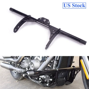 Front Engine Guard Crash Bar For Harley Dyna Street Bob FXDB Fat Bob FXDF FXDL - Picture 1 of 9