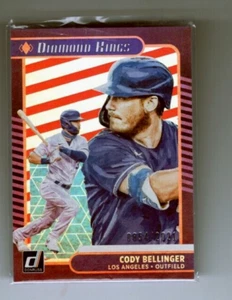 2021 Panini Donruss Diamond Kings Red /2021 Cody Bellinger #26 LA  DODGERS - Picture 1 of 2