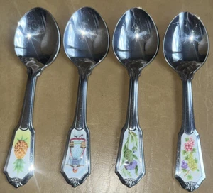 Cucharas de colección Avon hospitalidad 1985 Escocia Alemania Italia Estados Unidos - Imagen 1 de 2