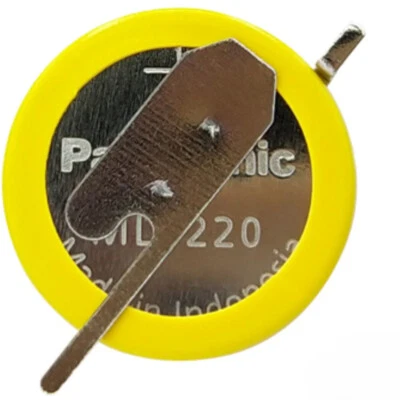 For Panasonic ML1220 Rechargeable 1220 3V CMOS Horizonal Pins Battery - Image 1 of 4