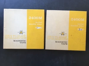 Juego de 2 carretes a carrete de cinta magnética Sunset - Imagen 1 de 5