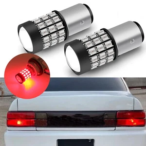Red LED 1157 2057 For TOYOTA Corolla 1984-1997 Tail Brake Parking Light Bulbs 2X - Picture 1 of 7