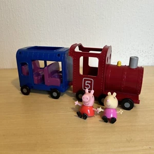 Peppa Pig Train Plus 2 Figures - Picture 1 of 6