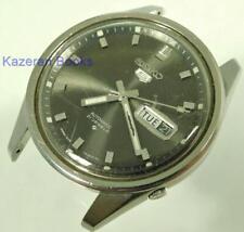Working Vintage SEIKO 5 - Day Date Automatic Black Dial Wristwatch c1968 6119cal