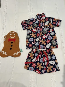 Peter Alexander Christmas Gingerbread Kids Pyjama Set - Picture 1 of 7