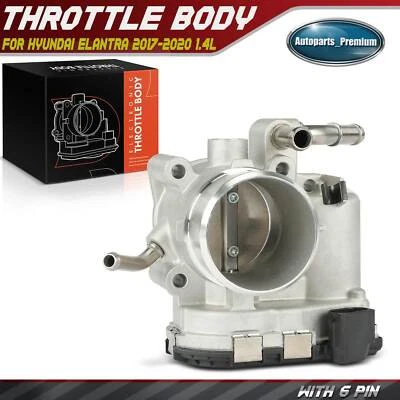 Cuerpo del acelerador de inyección de combustible con sensor TPS para Hyundai Elantra 2017-2020 1,4 L Foto 1 de 4