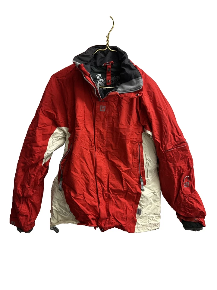 Ride Snowboards Mujer Chaqueta Abrigo Talla L Grande Ride Dry Series Rojo Foto 1 de 4