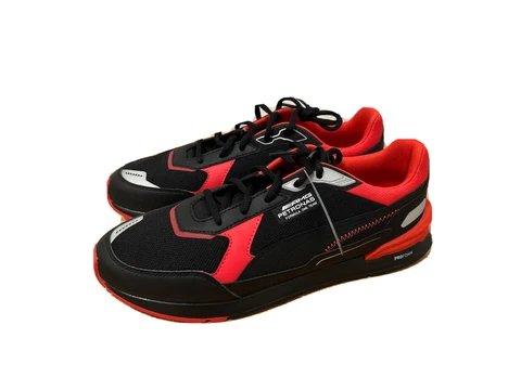PUMA MERCEDES BENZ AMG PETRONAS F1 SIZE 9 MENS BLACK / RED RARE COLOR 8UK Cover