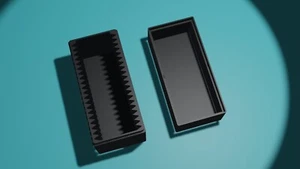 3DP Black Storage Box Holds 20x Fits Pamp & Other Precious Metal Assay Cards - Picture 1 of 6