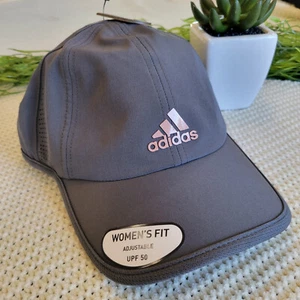 Adidas Climalite Hat Gray/ Pink Womens fit Hat Cap - Picture 1 of 3