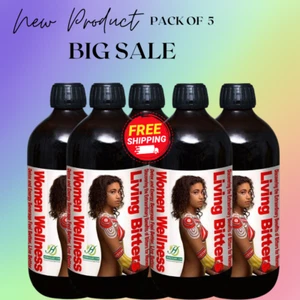 Women Wellness Living Bitters - Natural Health and Wellness Support-16oz-Pack 5 - Picture 1 of 5