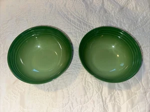 NWT 2 of Le Creuset Rosemary Green 6.25"/16cm 22oz Cereal Bowls Second Choix - Picture 1 of 10