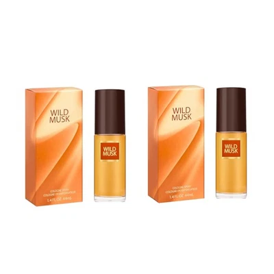 Spray para mujer Coty Wild Musk Colonia 1,4 oz/44 ml (paquete de 2) Foto 1 de 4