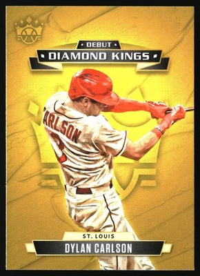 2021 Panini Diamond Kings - Debut Diamond Kings Dylan Carlson #DDK-SC (RC) - Image 1 of 2