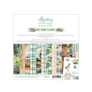 Mintay Papers - By The Lake - 6x6 Paper Pad 24/pk + Bonus Sheets Scrapbook - Picture 1 of 1