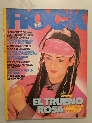Boy George  & Culture Club  - Very rare newspaper from Sweden from 1983 - Image 1 of 3