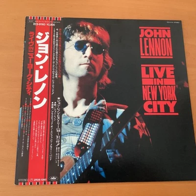 JOHN LENNON LIVE IN NEW YORK CITY JAPAN LP OBI ECS-91160 THE BEATLES - Image 1 of 4