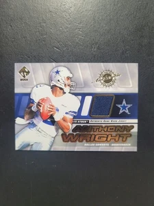 2001 Private Stock # 45 Anthony Wright (Jersey Swatch) Football Cards, Cowboys - Picture 1 of 1