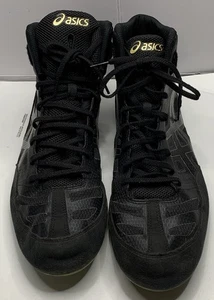 Mens 14 ASICS JB Elite V2.0 Wrestling MMA Boxing Shoes Black Jordan Burroughs - Picture 1 of 14
