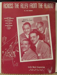Across the Alley from the Alamo - Joe Greene - Noten 1947 (Mills Bros)) - Bild 1 von 3