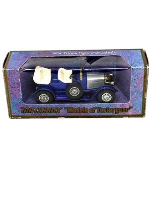 Matchbox Lesney Y-2 1914 Prince Henry Vauxhall Models of Yesteryear 1973 VTG - Image 1 of 3