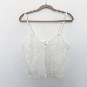 De Colección Victoria’s Secret Mujer Encaje Cami Top Etiqueta Dorada Talla M Y2K Coqueta Hada - Imagen 1 de 4