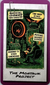 2025 Zendecks Conspiracies & Mysteries art card MONTAUK PROJECT Free Ship - Picture 1 of 2